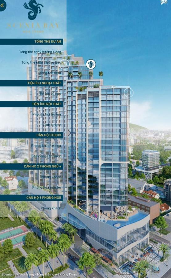 Beachfront Scenia Bay Apartment Nha Trang Ngoại thất bức ảnh